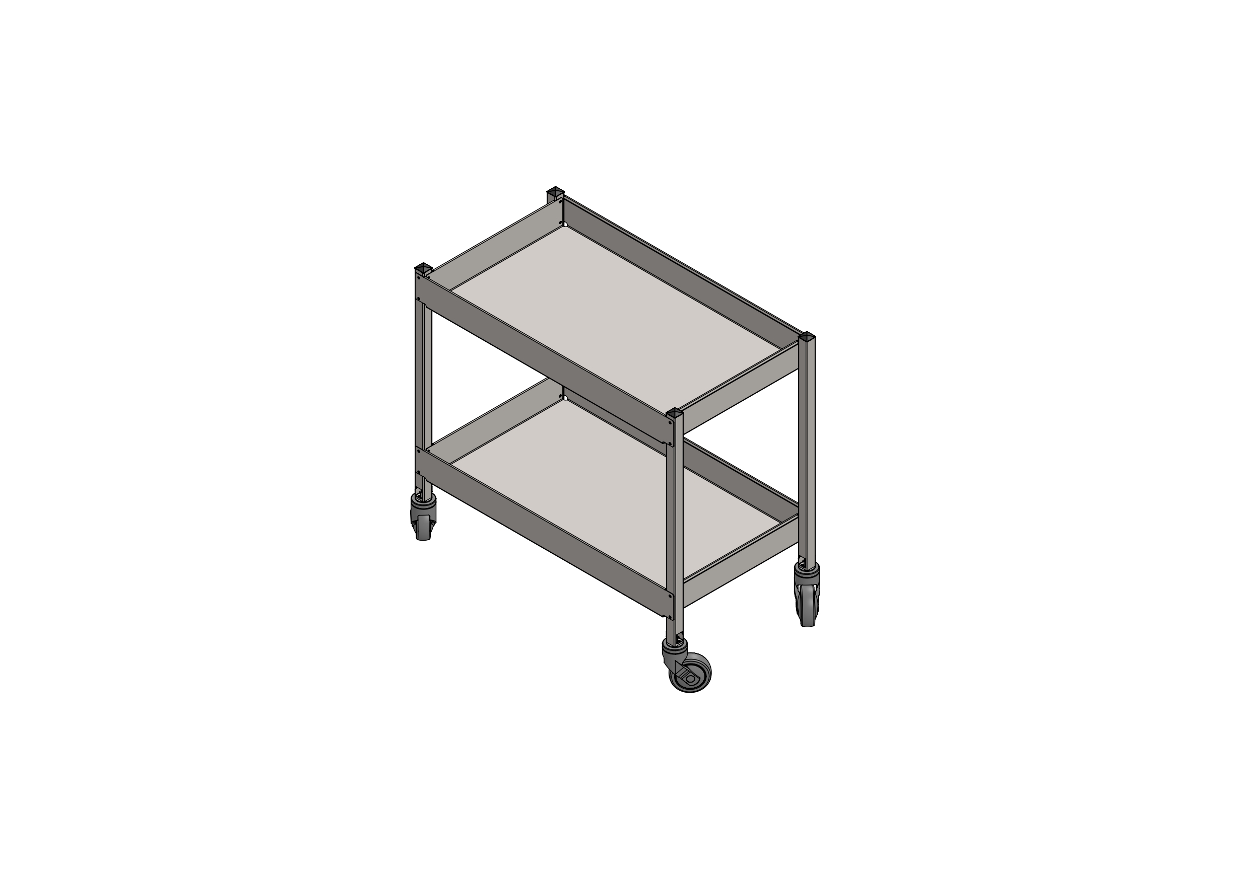 Trolleys with shelves - ABC Equipment & Solutions