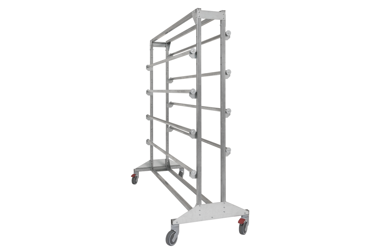 Chariot support pour grands rouleaux