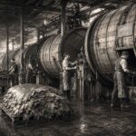 leather-washing-machinery-in-a-tannery