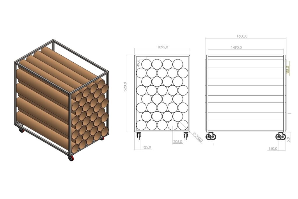 diseno-tecnico-carrito-para-materiales-enrollados