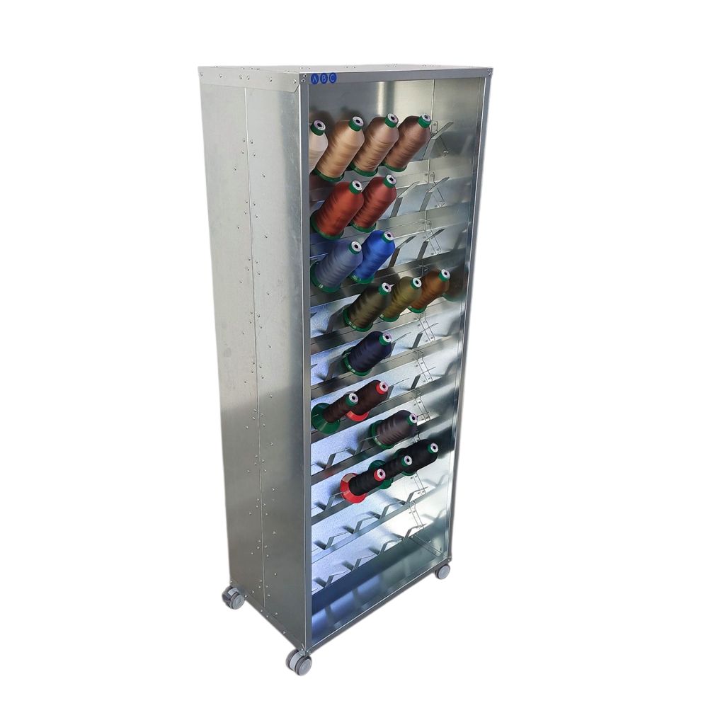 Display trolley for threads