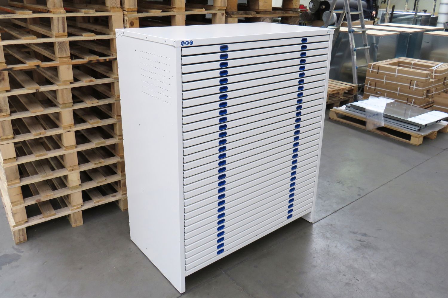 Mueble horizontal pintado RAL